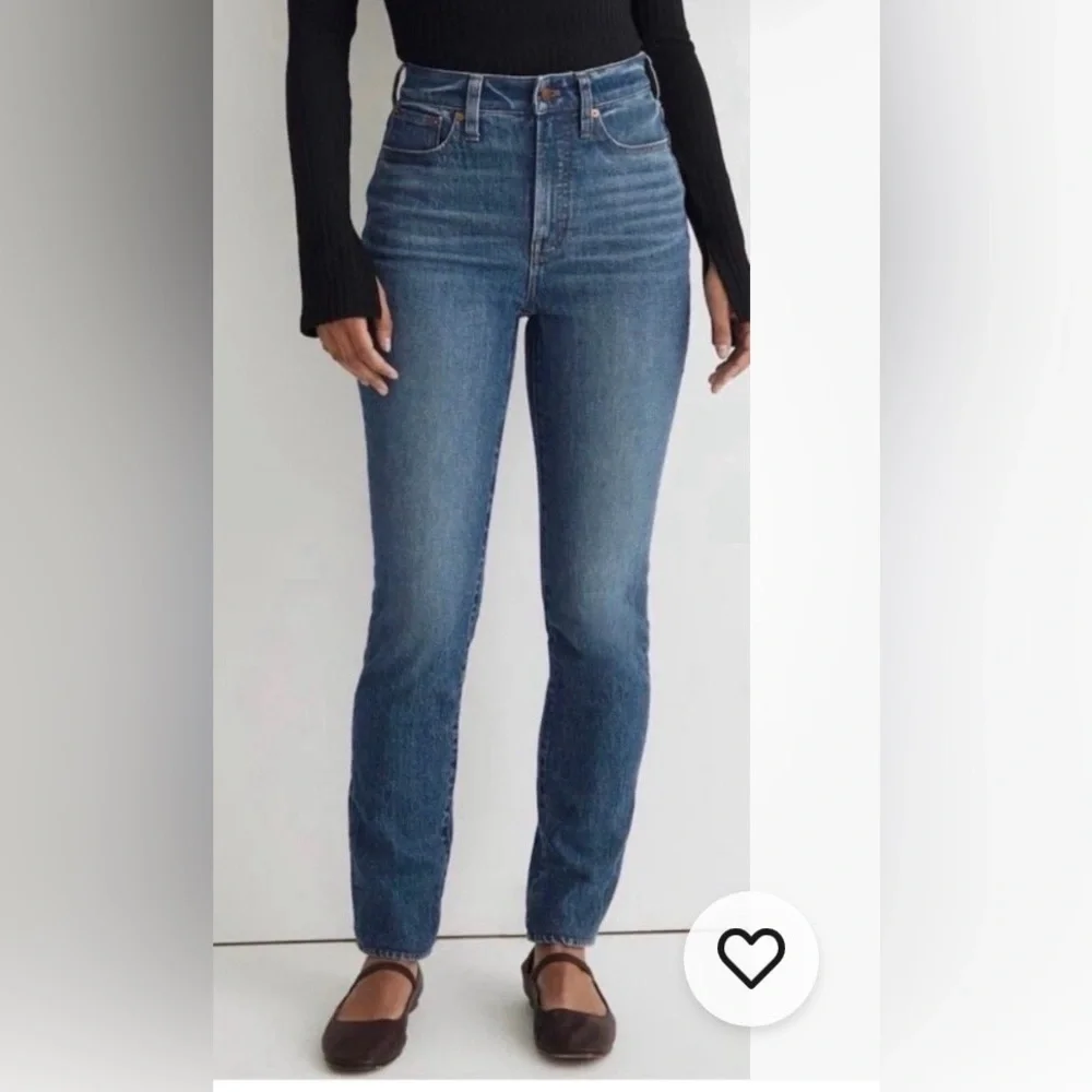 MADEWELL CURVY PERFECT VINTAGE JEAN DECATUR BLUE WASH | SIZE 31 PETITE - Picture 1 of 8